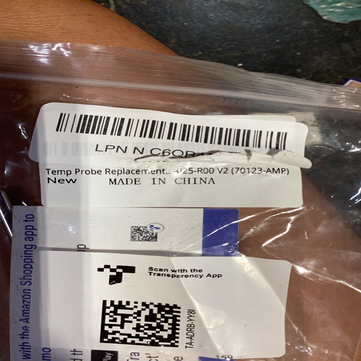 Temp Probe Replacement V25-R00 V2 (70123-AMP) Temperature Sensor