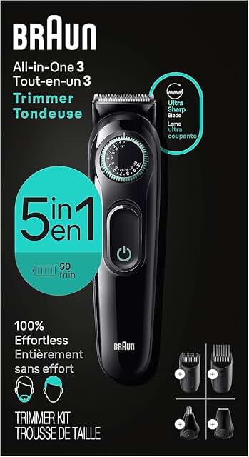 Braun All-in-One 3 Trimmer Kit 5-in-1