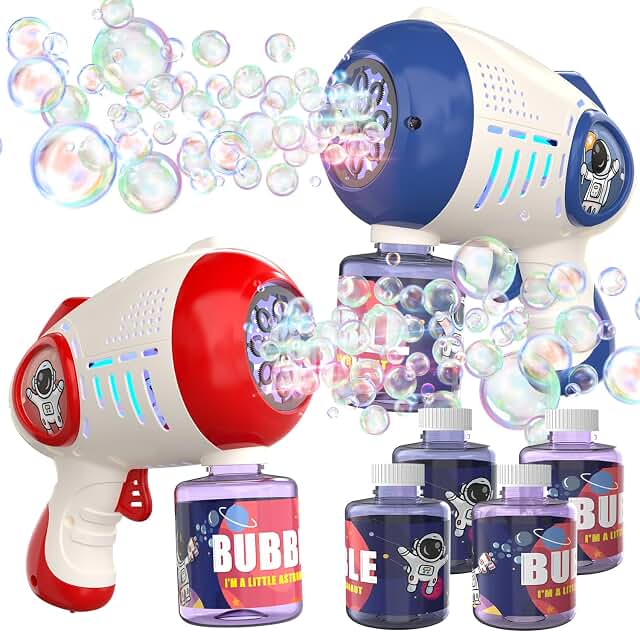 Zaceac Space Dinosaur Bubble Machine Gun
