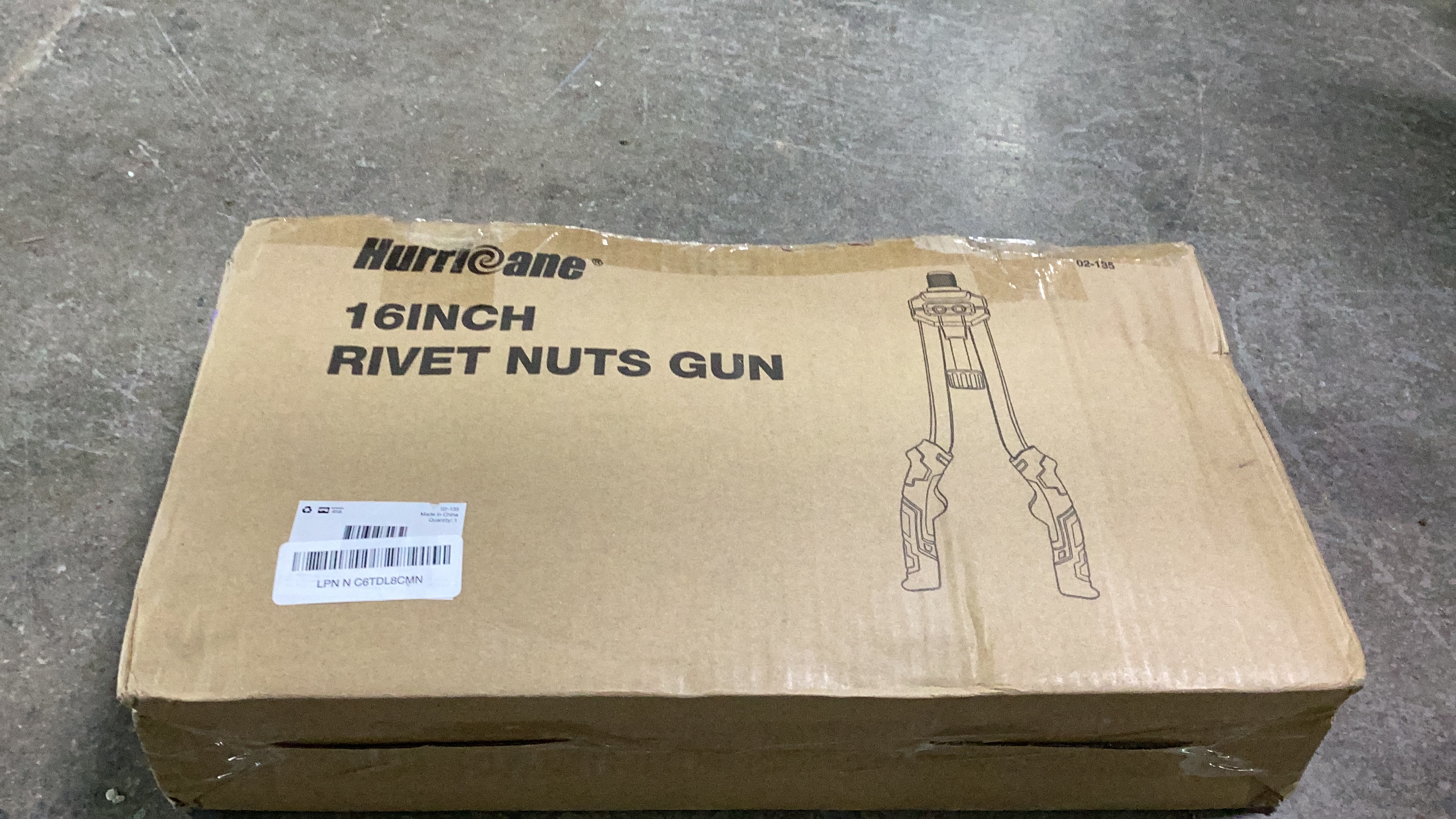 Hurricane 16 Inch Rivet Nuts Gun