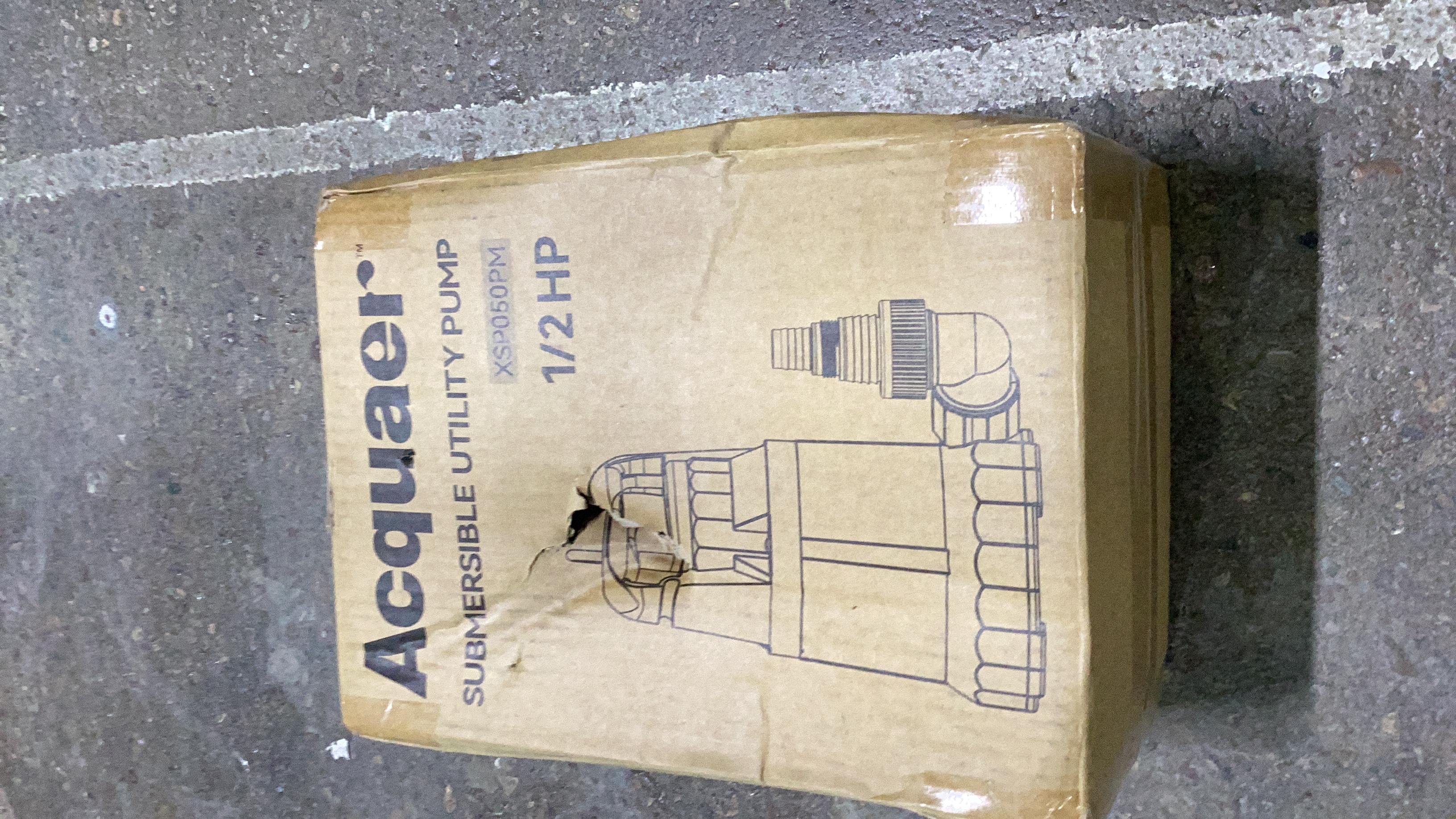 Acquaer 1/2 HP Submersible Utility Pump - XSP050PM