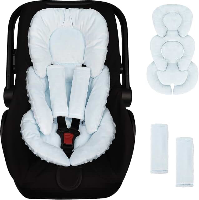 Baby Car Seat Insert and Body Support (Blue)