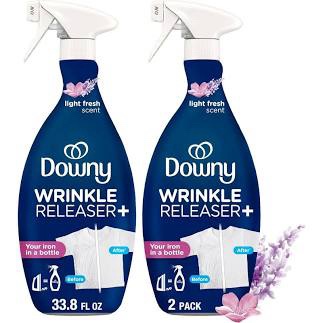 2 pack Downy Wrinkle Releaser+ Light Fresh Scent Fabric Spray