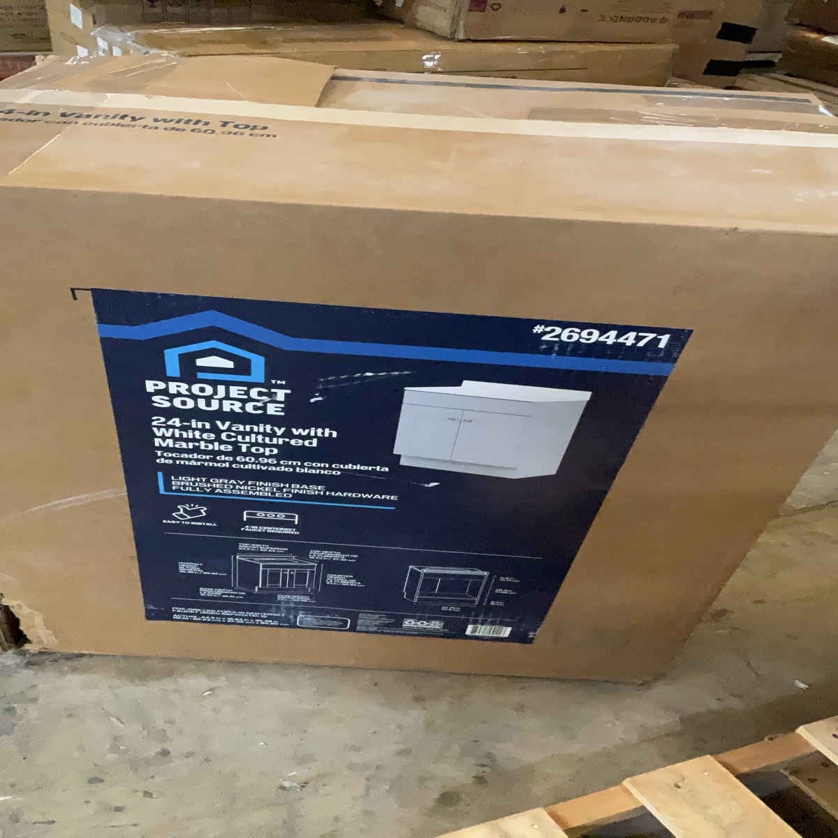 Project Source Cabinets (“Missing Marble Top”)