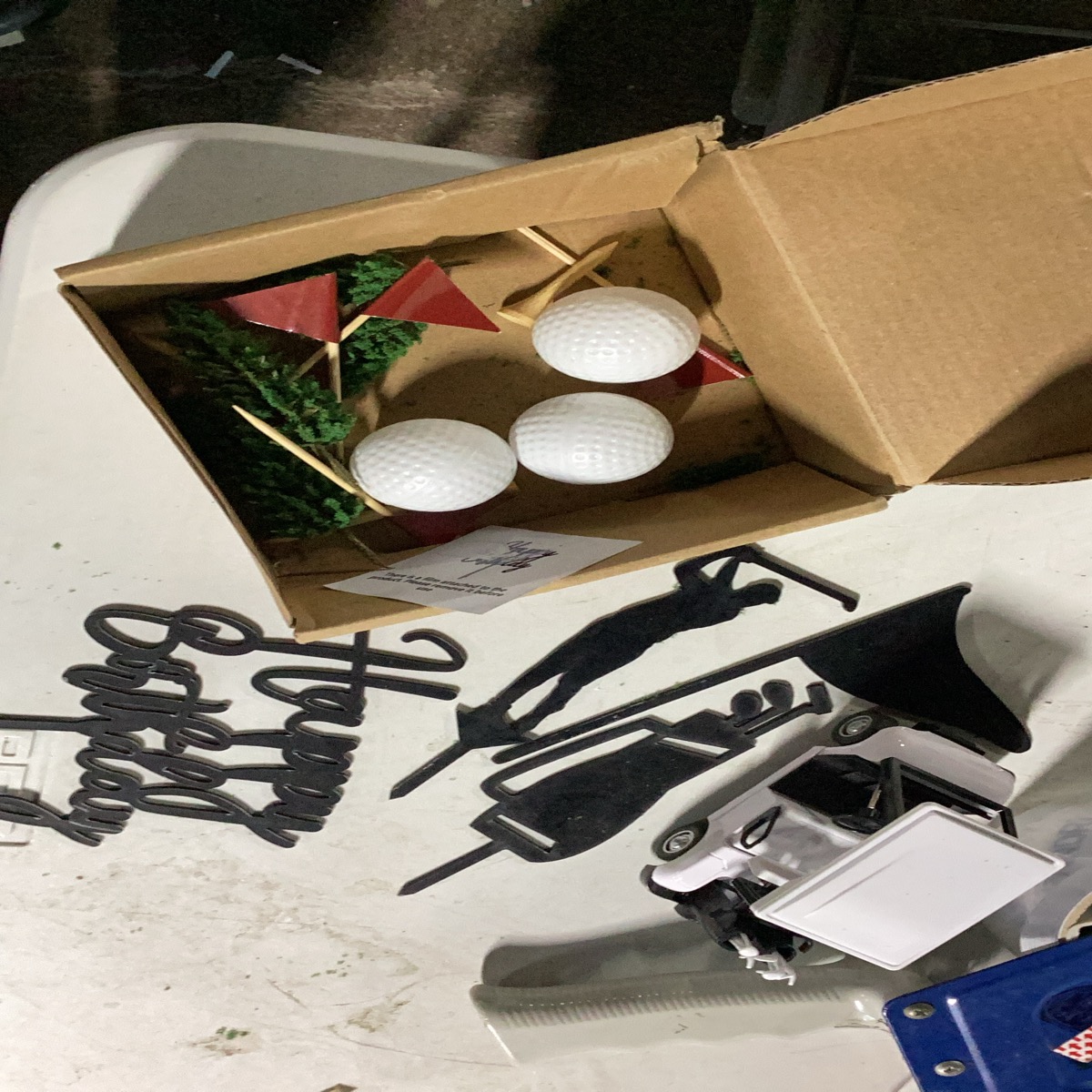 Golf Themed Birthday Cake Decorations