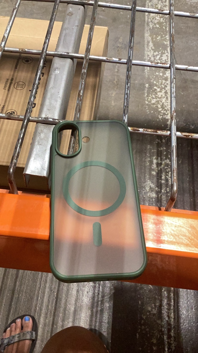 Magnetic Matte Phone Case for iPhone 17(Green)
