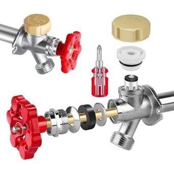 Replacement Hose Bibb / Spigot Handle and Valve Repair Kit