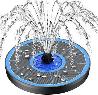 SZMP Solar Powered Water Fountain