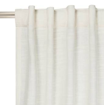 Blackout Curtain Panel, Multifunctional Hanging Options, Beige/Off-White