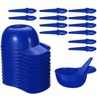 (Sets of 8, not 12)Blue Baseball Helmet Themed Party Bowls (Stack)