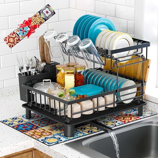 SUMDA 2-Tier Dish Drying Rack