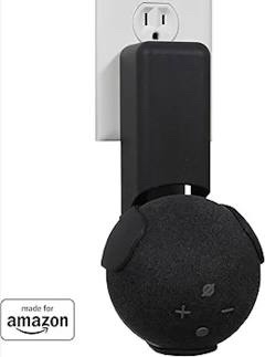 ECHOGEAR Outlet Hanger for Amazon Echo Pop - Black