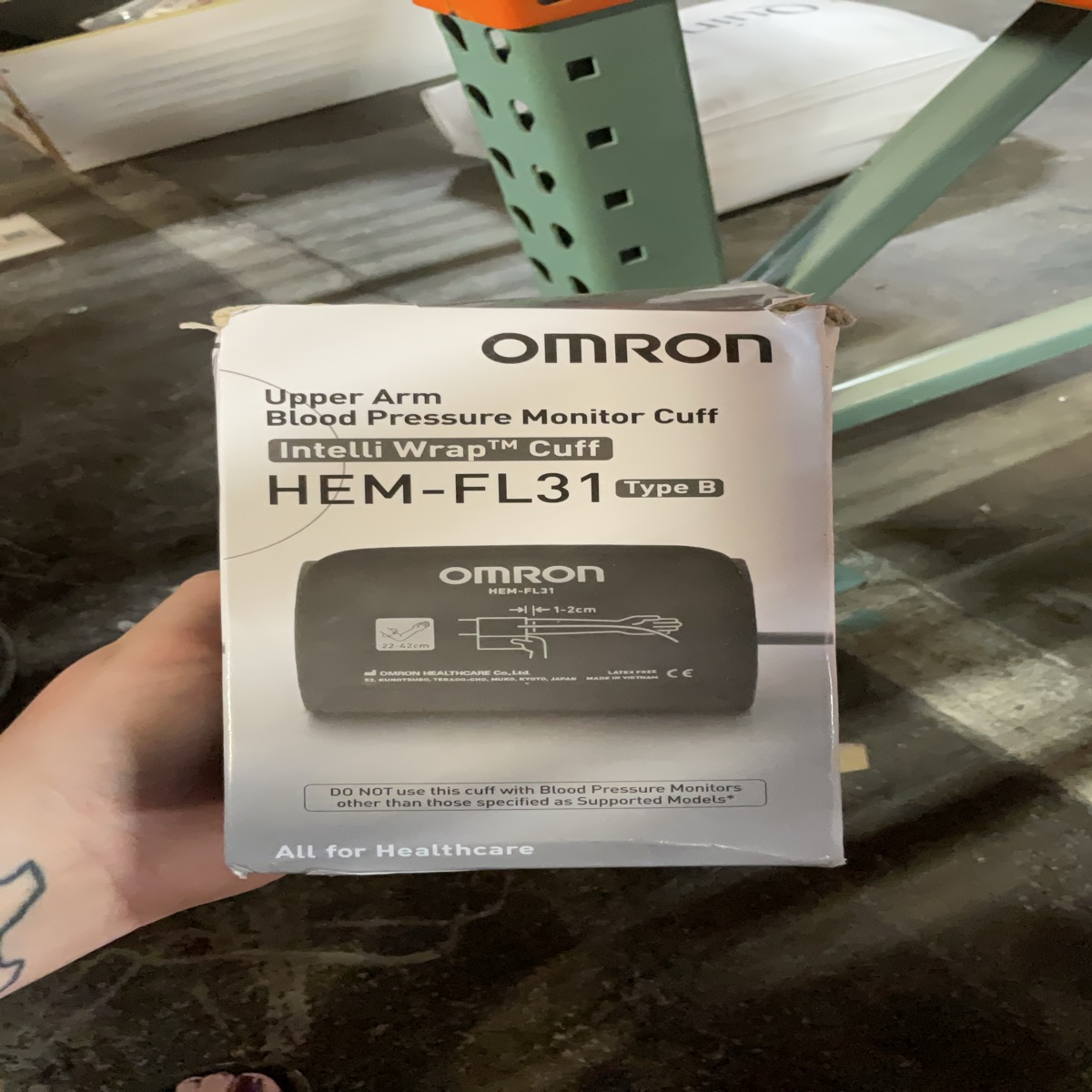 Omron HEM-FL31 Intelli Wrap Upper Arm Blood Pressure Monitor Cuff