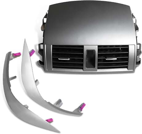 Jecoupoon Automotive Dashboard Center Air Vent AC Panel Assembly with Trim pieces