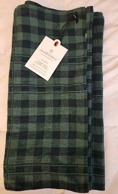 Hearth & Hand with Magnolia Flour Sack Kitchen Towel, Forest Green Plaid