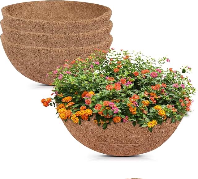 Natural Coco Coir Fiber Liner for Hanging Basket