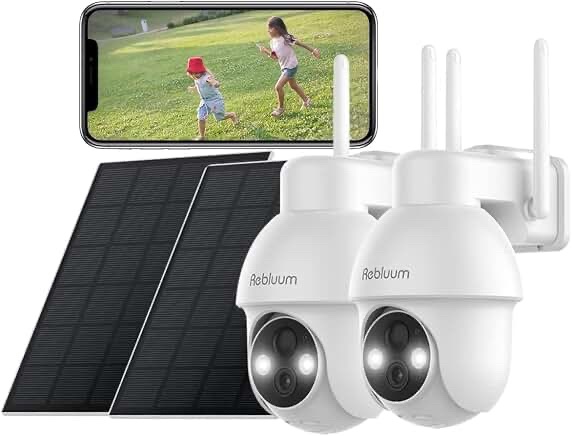 CQ40 Solar Wireless Security Camera 2-Pack