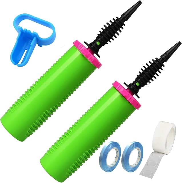 Ouyili Balloon Pump Accessories (Set of 2, Green)