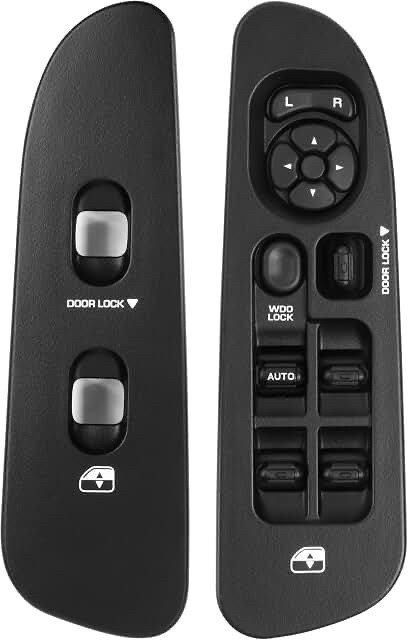 Automotive Interior Power Window and Door Lock Switch Bezel Panels