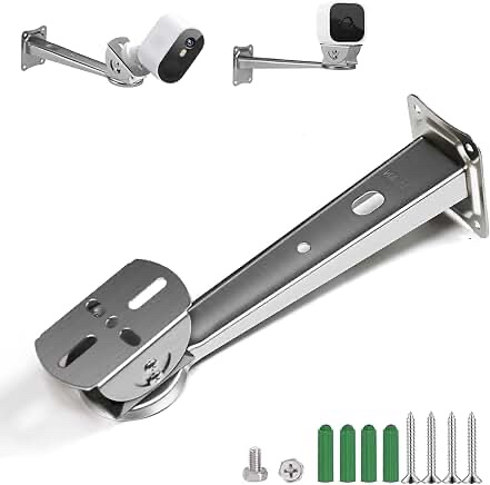 ZT-NET Security Camera Wall Mount Bracket Stainless Steel - Silver