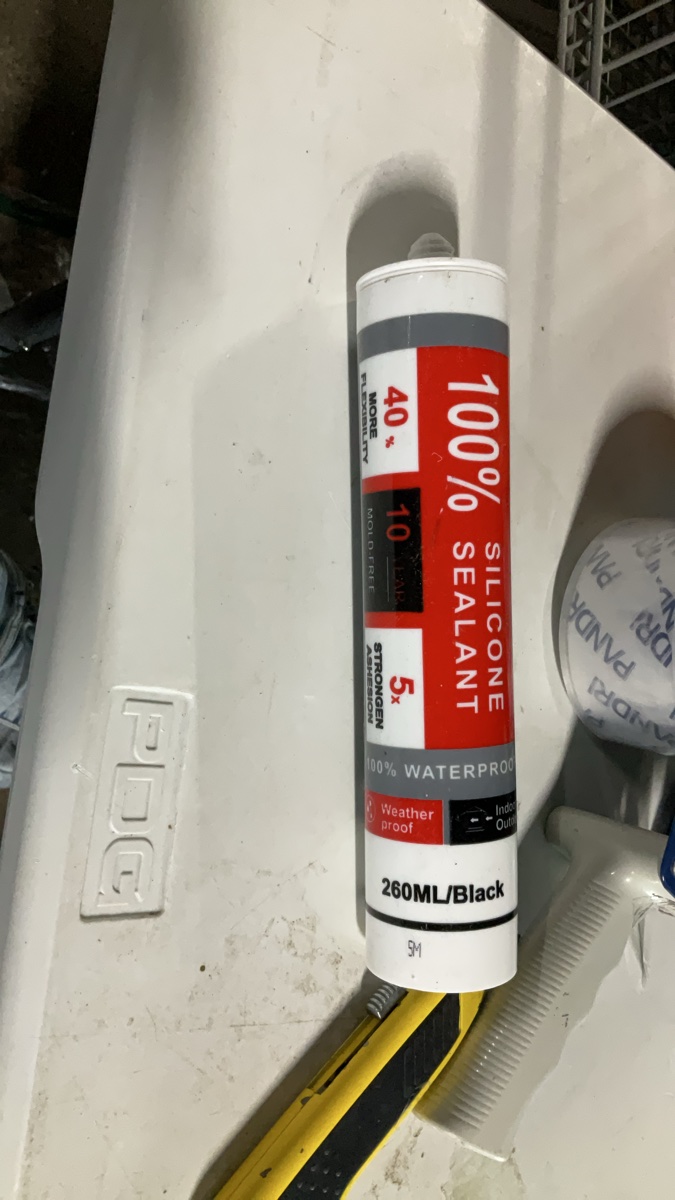 100% Silicone Sealant - 260ml Black