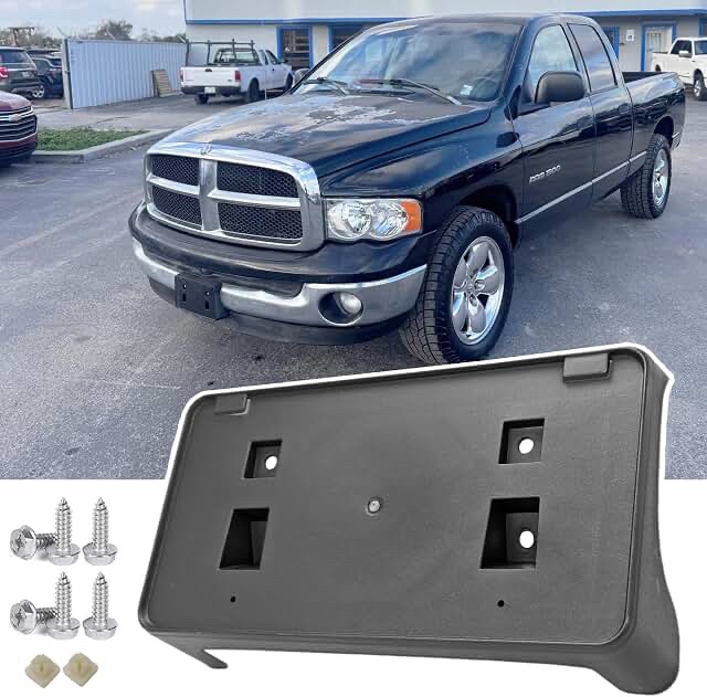 Wocch Front License Plate Bracket for Dodge Ram 1500/2500/3500