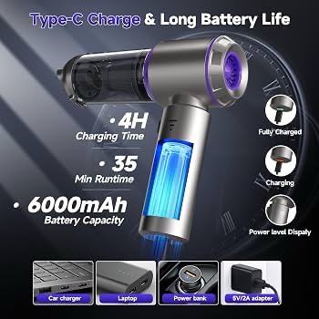 AIPROIN HL-127 Pro Portable Cordless Mini Vacuum Cleaner