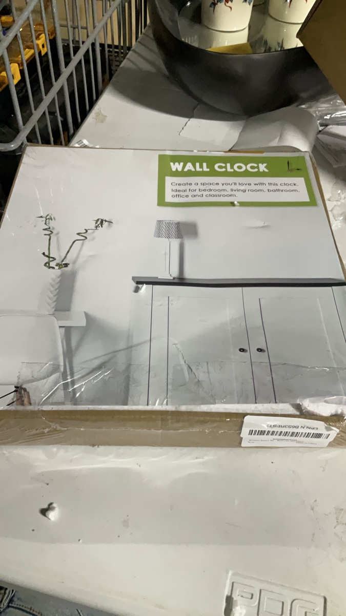 Britimes Square Wall Clock for Bedroom, and Office