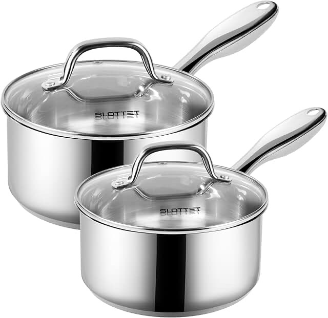 Stainless Steel Saucepan with Lid