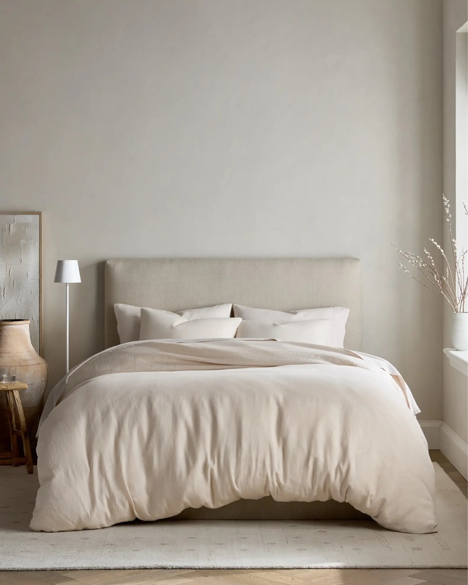 Quince Linen King Cal King Duvet Set