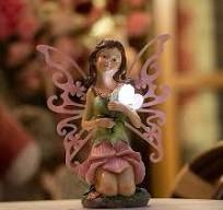 Suyorpe Fairy Garden Statue, Decorative Resin Figurine