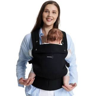 Momcozy 3-in-1 Baby Carrier, Black, 7-45 lbs