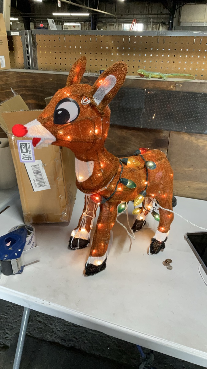 Rudolph the Red-Nosed Reindeer Lighted Christmas Decoration