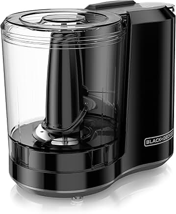 Black+Decker Fresh Prep One-Touch Chopper, 3 Cup