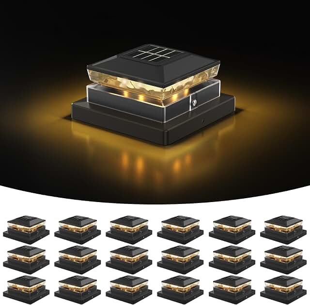 Solar Post Light 18 Pack