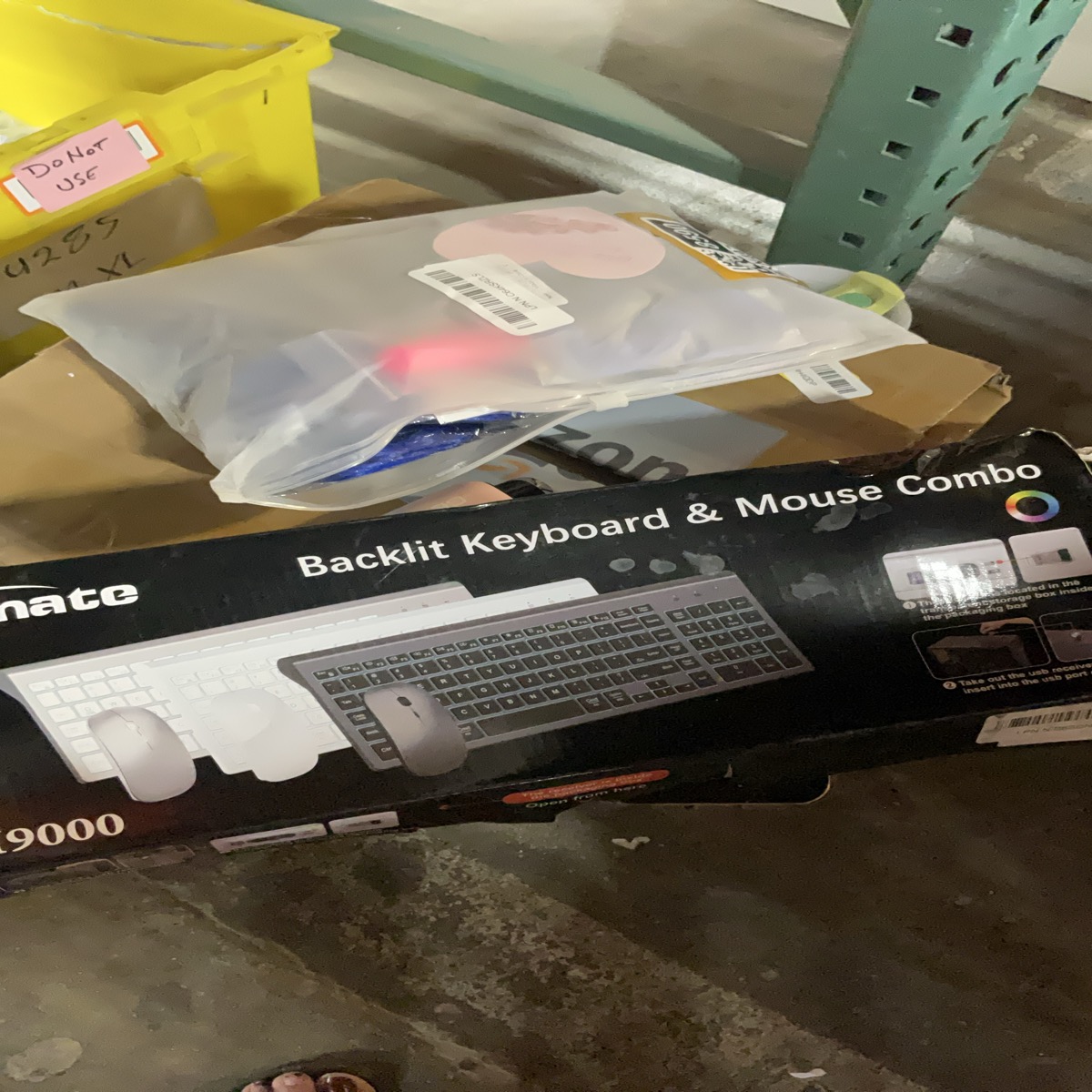 Hnate 9000 Backlit Keyboard & Mouse Combo