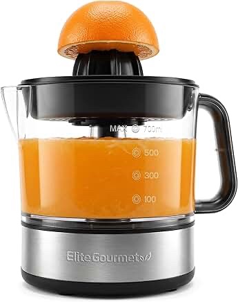 Elite Gourmet 3 Cup Capacity Citrus Juicer