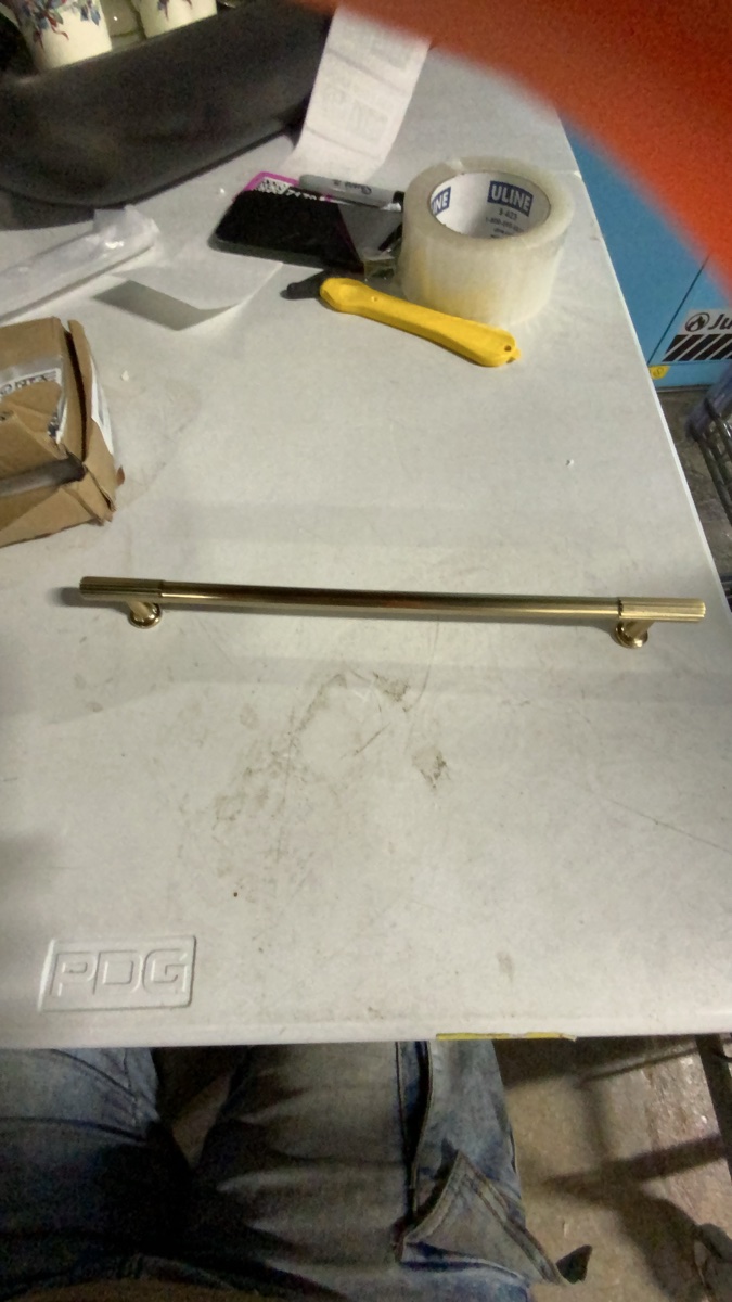 4pcs Modern 10 inch gold dresser drawer pull