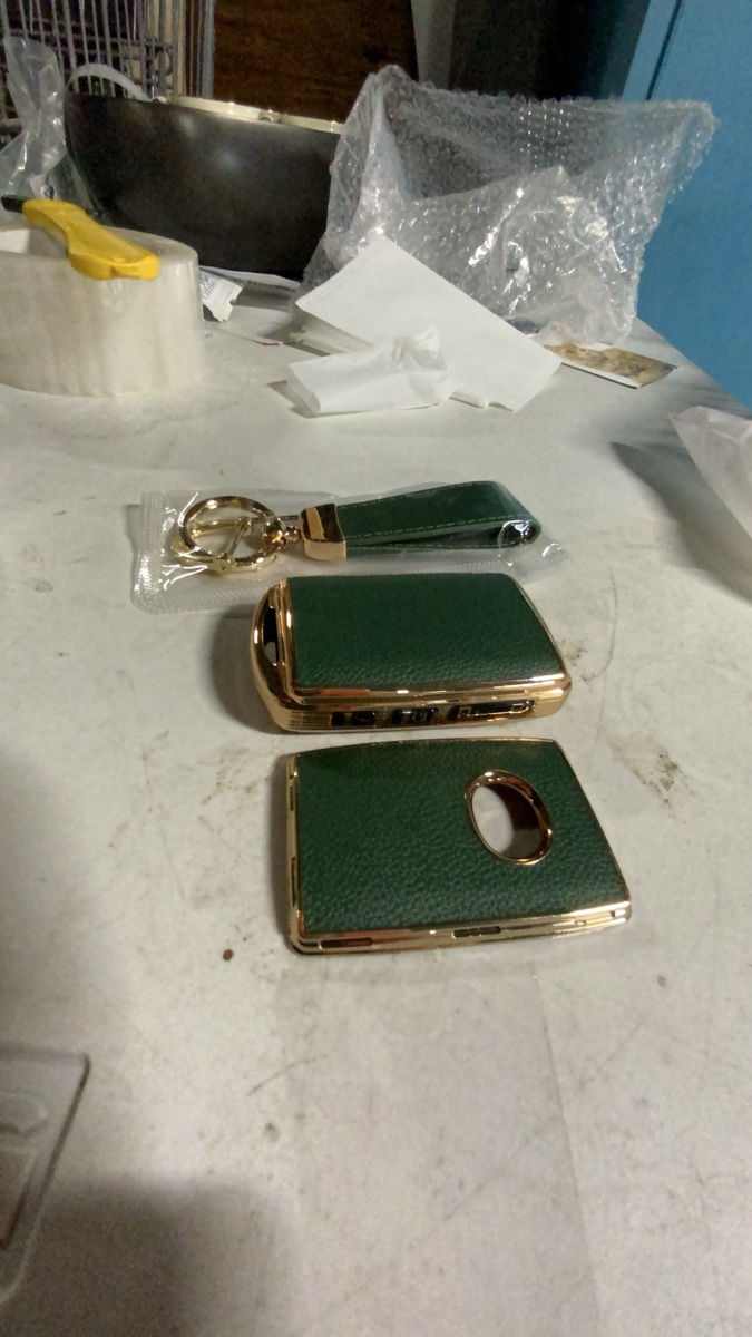 JHZ Car Key Fob Cover Case- ForestGreen