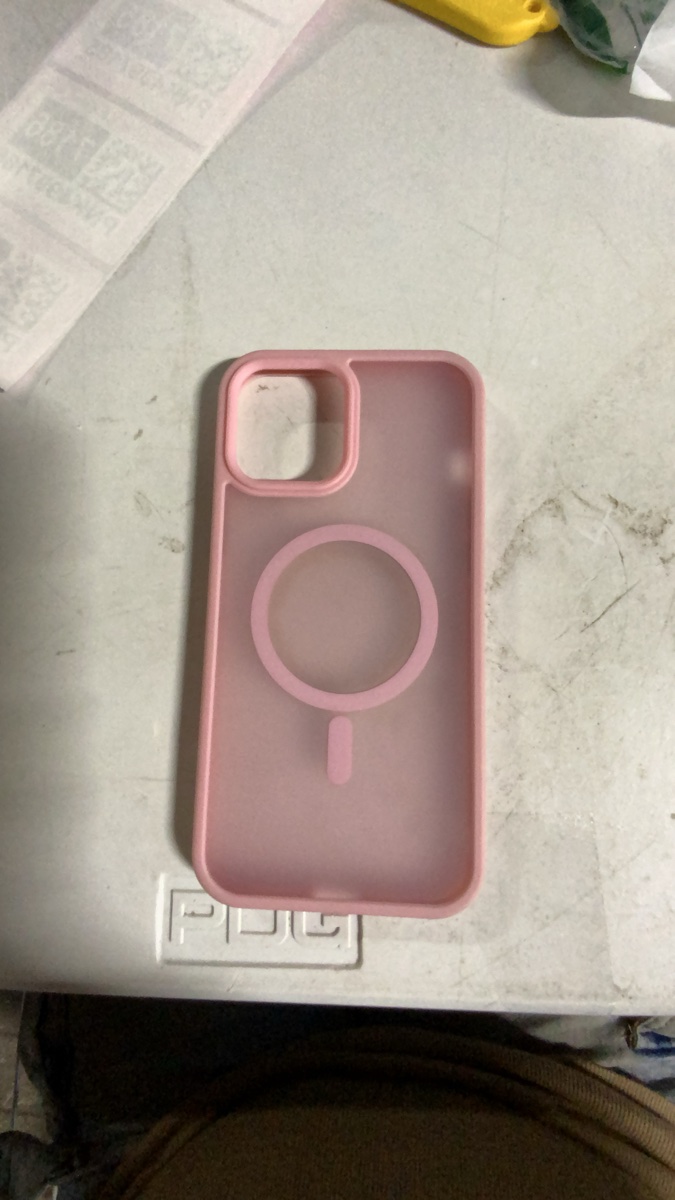 MagSafe Compatible Frosted Pink iPhone Case