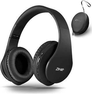 Zhinic Wireless Bluetooth Headphones with Carrying Case