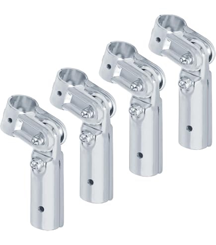 FLEXKEA Adjustable 2-Way Pipe Connector for 1" (25.4mm) Pipe - 6 Set