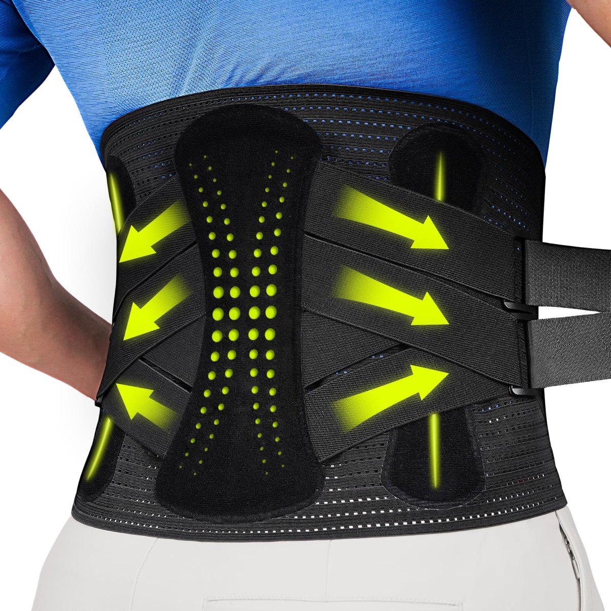 AOFIT Ultra Support Essential Back Brace for Lower Back, Sciatica, Herniated Disc, Size XL