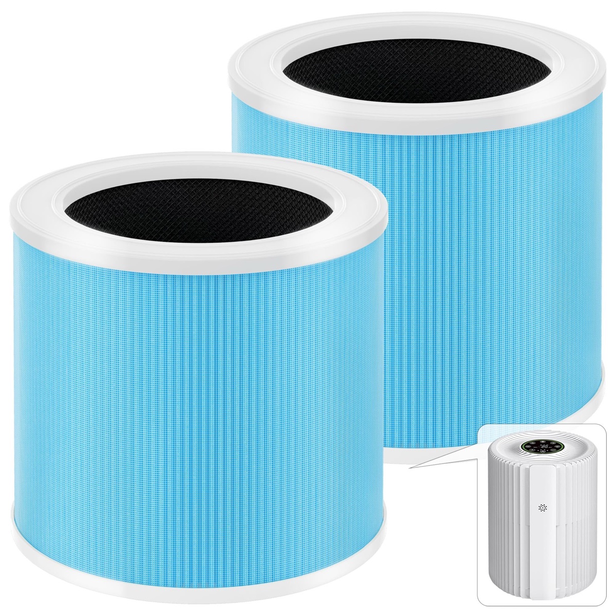 4-Stage Air Filter Set of 2 for Model JH-JHD05W-JHD07W
