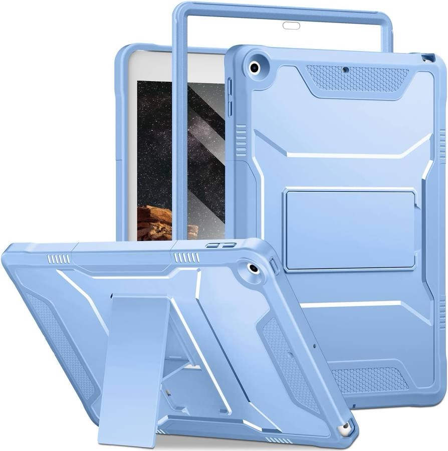 Light Blue Protective Tablet Case for iPad/Android Tablet with Kickstand