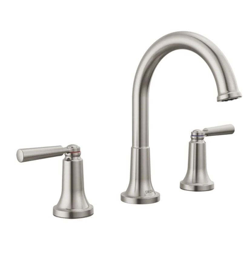 DELTA Sailor Two Handle Widespread- Silver