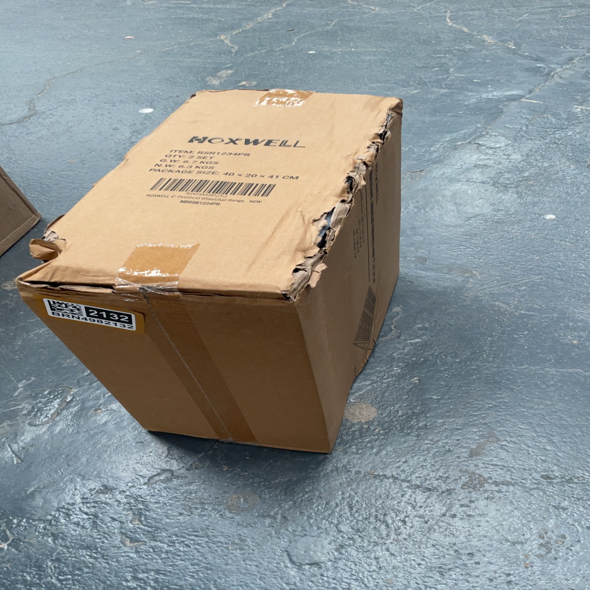 HOXWELL RSR1234PRt—MODULAR THRESHOLD RAMP 1”\2”\3”\4”