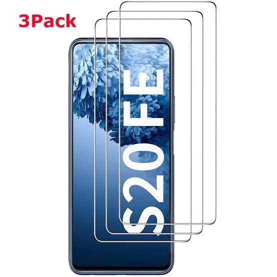 Three Pack Of Premium Tempered Glass Screen Protectors For Samsung GalaxyS20
