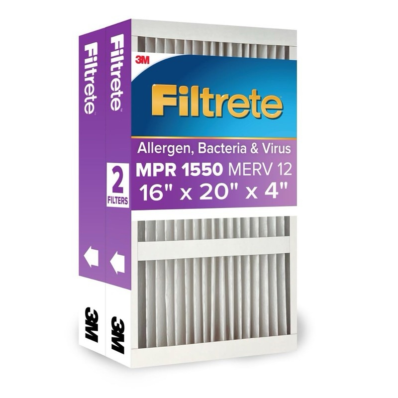 Filtrete 1550 Merv 12 16x20x4 2pk