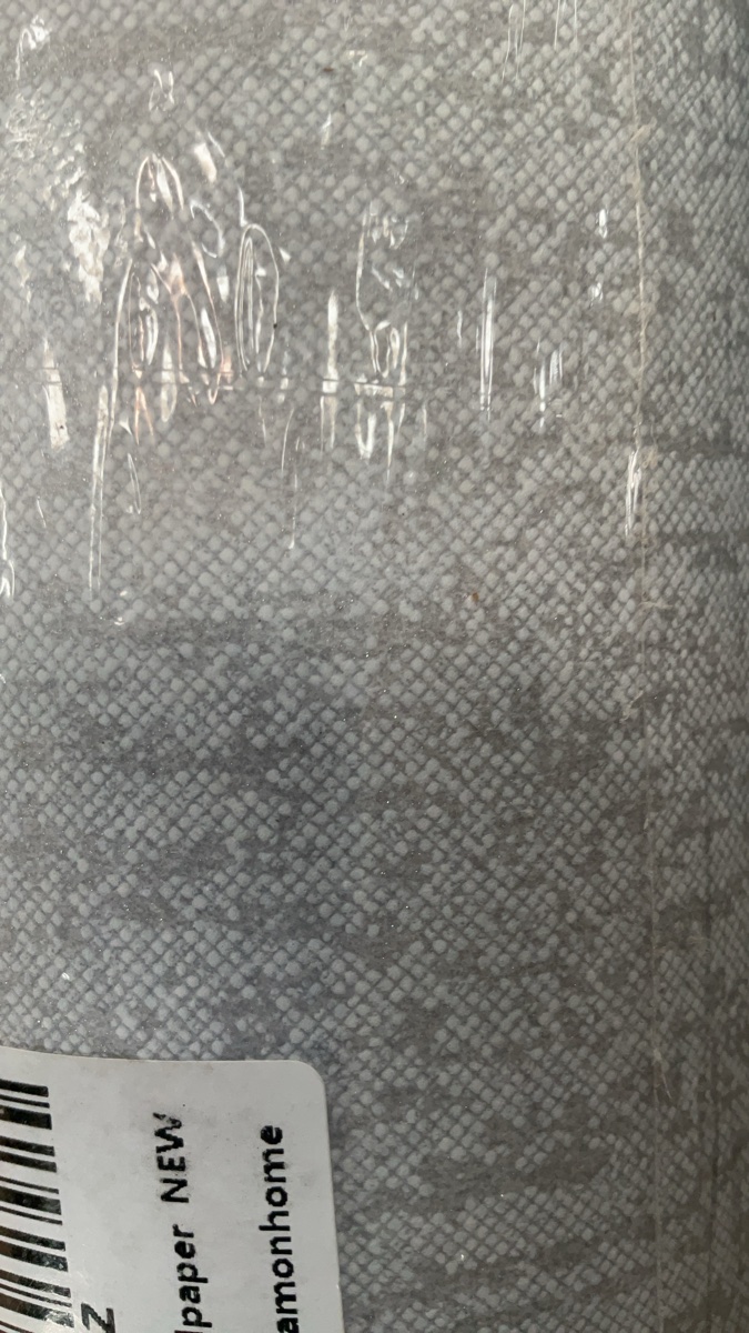 Mamonhome Silver Grey Diatom Mud Peel And Stick Wallpaper